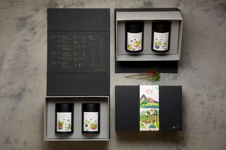 臺灣芳香茶茶葉包裝設(shè)計”臺灣風(fēng)光與植物合集篇“