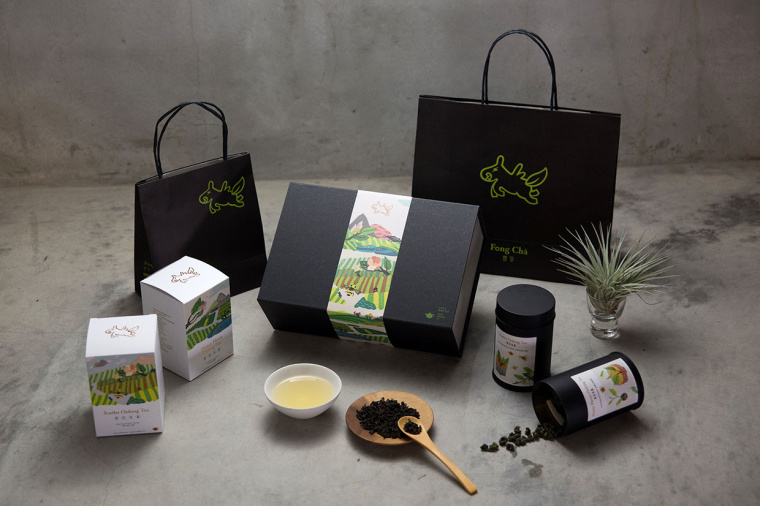 臺灣芳香茶茶葉包裝設(shè)計”臺灣風(fēng)光與植物合集篇“