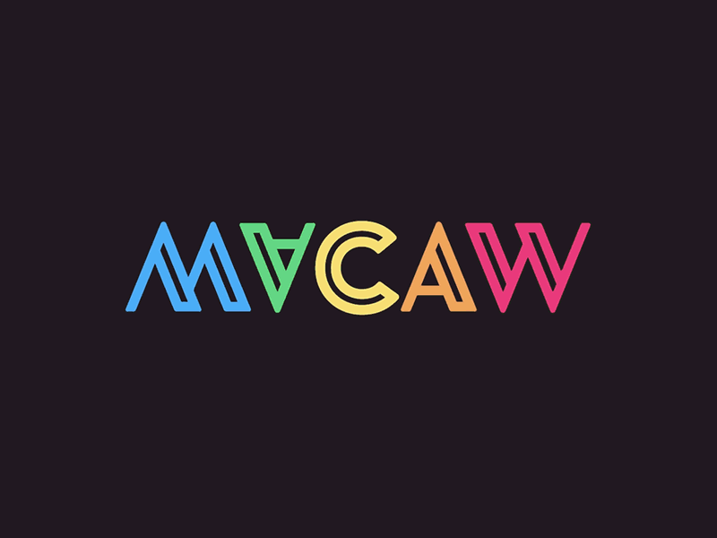Macaw Logo 動畫特效GIF-上海logo設計公司