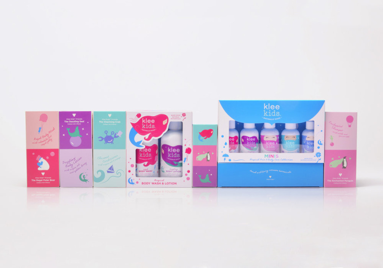 Klee kids 嬰兒護膚品包裝設計-上海母嬰嬰童包裝設計公司