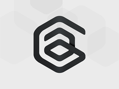 上海logo設計公司分享：美麗的六邊形徽標logo設計