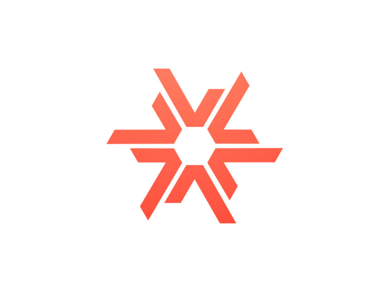 上海logo設計公司分享：美麗的六邊形徽標logo設計