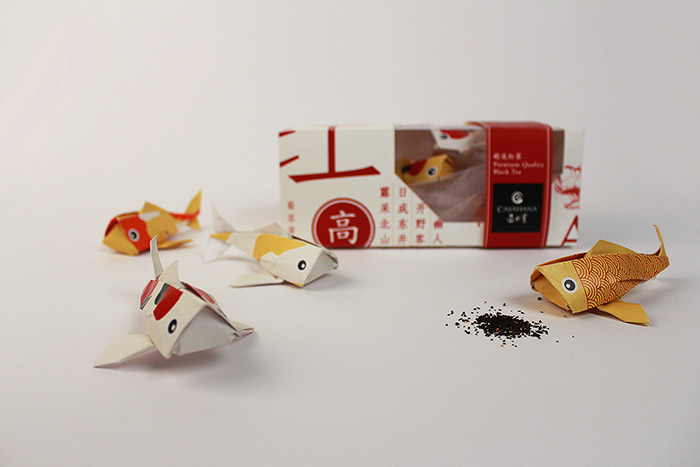 “年年有余”紅茶包裝創意魚類造型與禮盒包裝設計-上海包裝設計公司