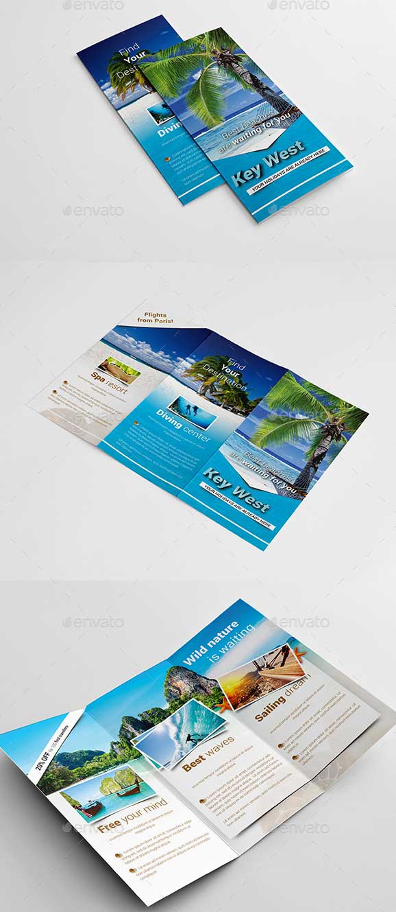 上海畫冊設計公司分享40+最佳旅游宣傳手冊設計模板-旅游，假日傳單模板