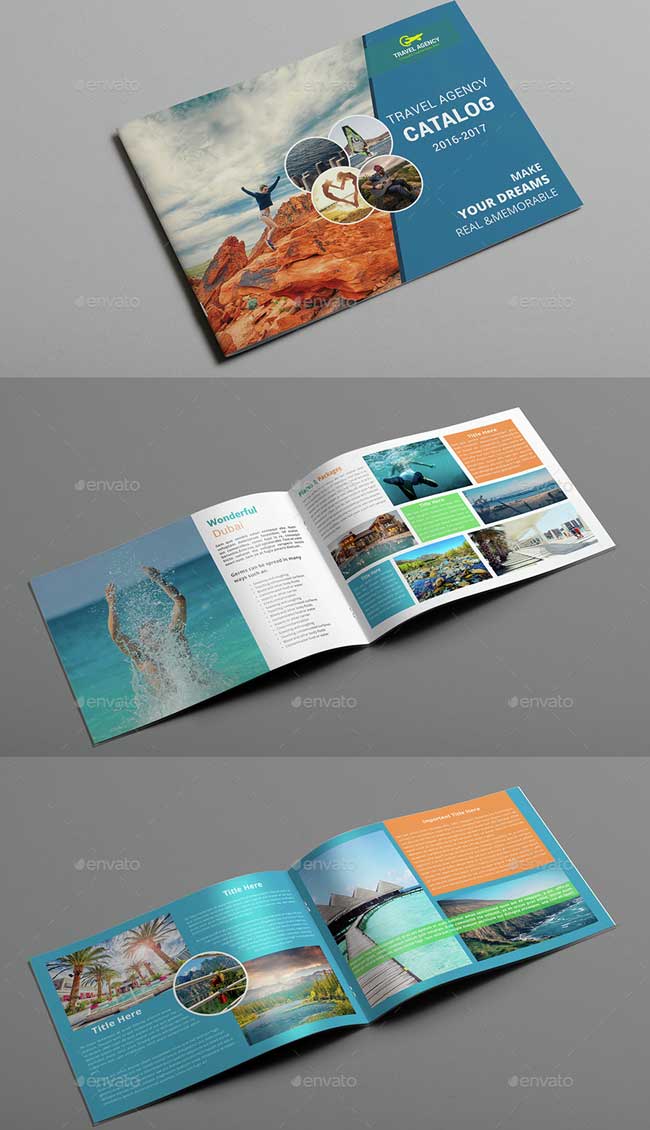 上海畫冊設計公司分享40+最佳旅游宣傳手冊設計模板-旅行社手冊/目錄手冊設計模板