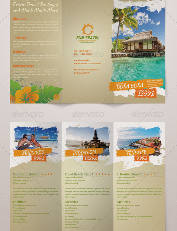上海畫冊設計公司分享40+最佳旅游宣傳手冊設計模板-有趣的觸筆風格旅行小冊子