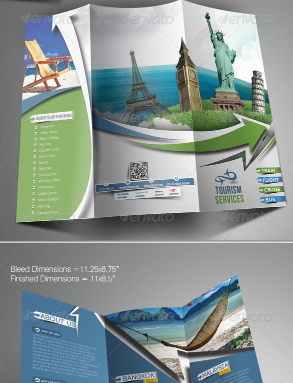 上海畫冊設計公司分享40+最佳旅游宣傳手冊設計模板-旅行旅行三折頁小冊子模版設計