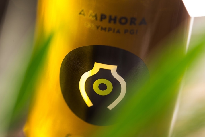 Amphora Olympia 有機特級初榨橄欖油品牌標志設計包裝設計-上海標志設計包裝設計公司