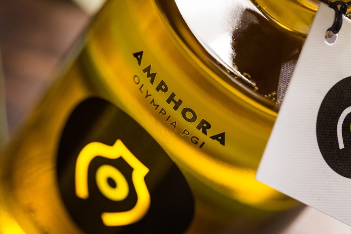 Amphora Olympia 有機特級初榨橄欖油品牌標志設計包裝設計-上海標志設計包裝設計公司