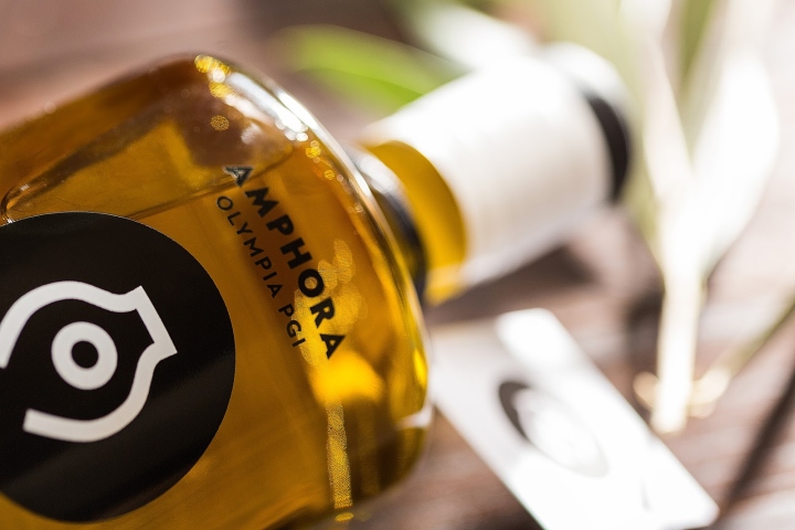 Amphora Olympia 有機特級初榨橄欖油品牌標志設計包裝設計-上海標志設計包裝設計公司
