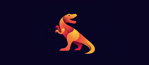 T-Rex漸變幾何圖形標(biāo)志設(shè)計(jì)-上海標(biāo)志設(shè)計(jì)公司