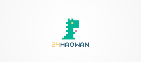 24號(hào)游戲公司恐龍標(biāo)志設(shè)計(jì)-上海標(biāo)志設(shè)計(jì)公司