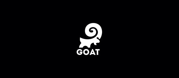 山羊矢量剪影標志設計-上海標志設計公司