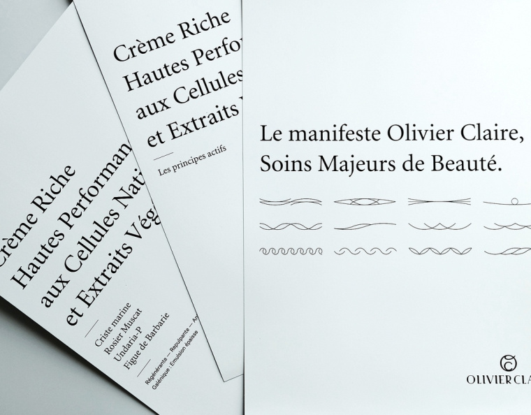 olivier claire 草本護膚品高端奢侈品牌視覺形象設(shè)計-VI設(shè)計 olivier claire 草本護膚品高端奢侈品牌視覺形象設(shè)計-VI設(shè)計