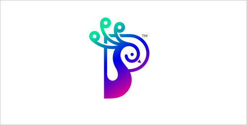 字母“P”創(chuàng)意Logo設(shè)計-上海Logo設(shè)計公司，上海品牌策劃公司