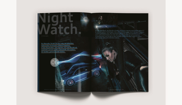 奧迪汽車“我們創造明天”年度報告畫冊設計-上海宣傳冊設計公司分享