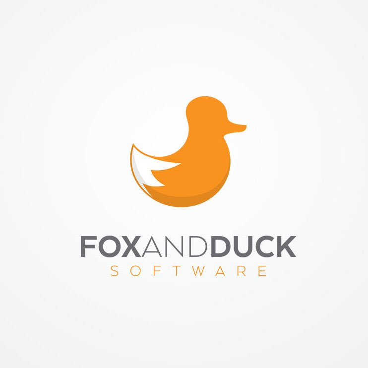 Fox and Duck標志-科技企業logo設計-上海Logo設計公司-上海品牌設計公司