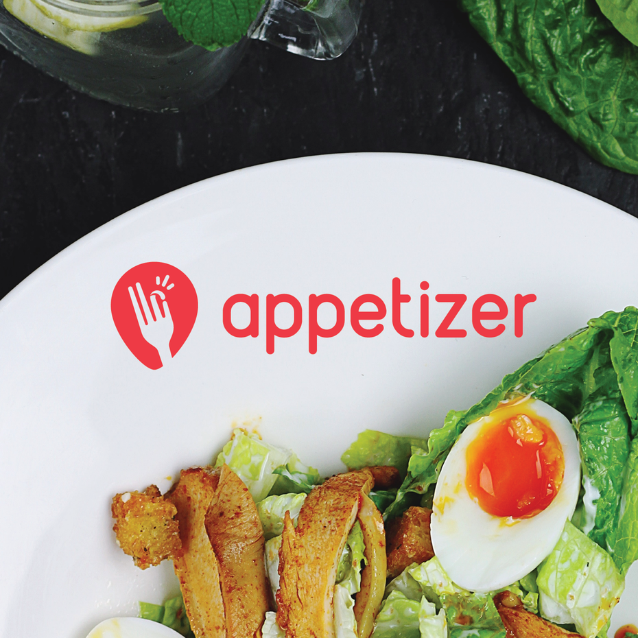食物旅行appetizer標志-科技企業logo設計-上海Logo設計公司-上海品牌設計公司
