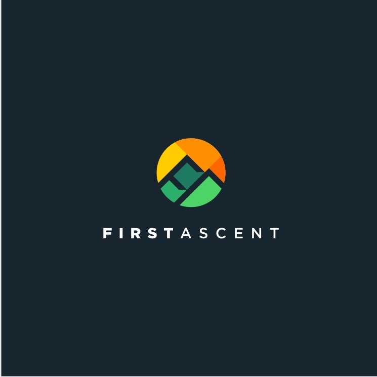 攀巖應用First Ascent標志-科技企業logo設計-上海Logo設計公司-上海品牌設計公司