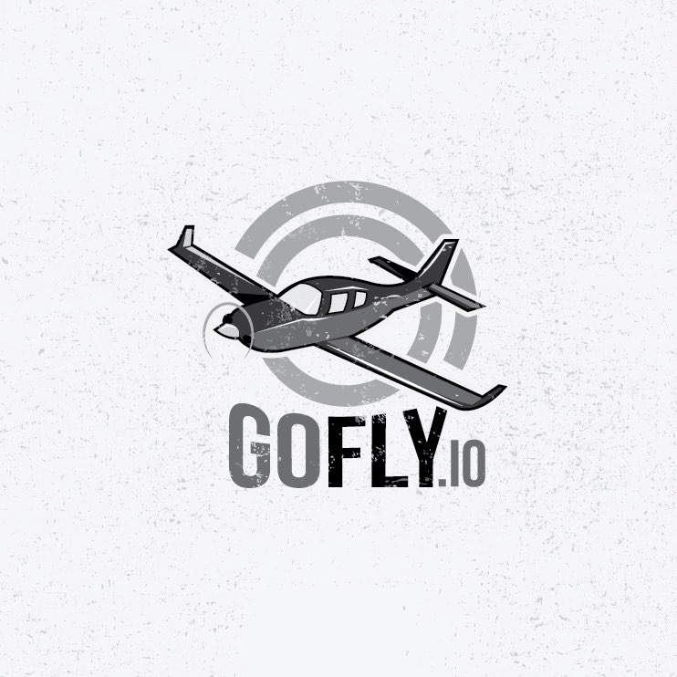 航空應用GoFly.io標志-科技企業logo設計-上海Logo設計公司-上海品牌設計公司