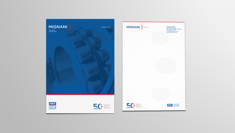 MIGNAN軸承品牌VI設計-上海工業品品牌形象設計logo設計VI設計公司