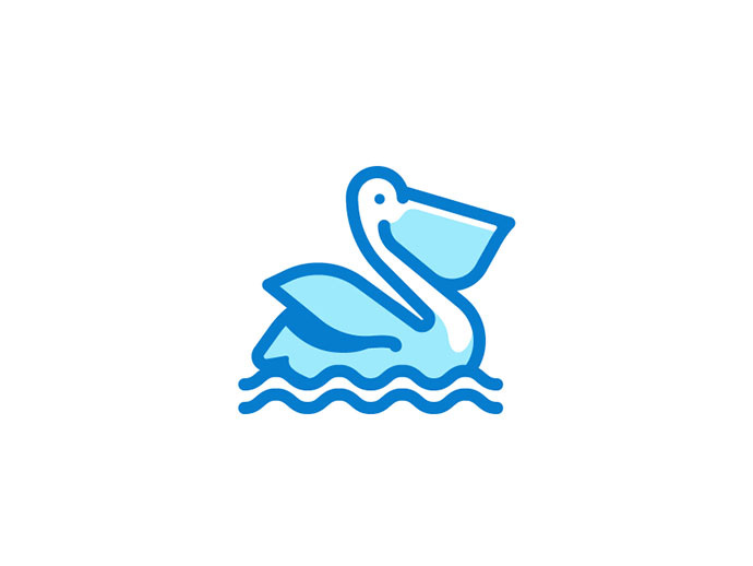 上海logo設計公司分享:2017年40個令人驚奇的Logo設計圖片欣賞-鵜鶘鳥兒logo 上海logo設計公司分享:2017年40個令人驚奇的Logo設計圖片欣賞-鵜鶘鳥兒logo