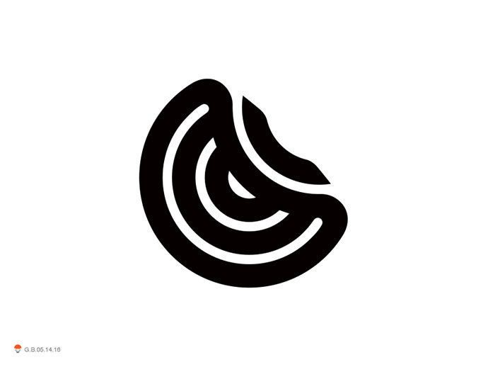 上海logo設計公司分享:2017年40個令人驚奇的Logo設計圖片欣賞-彎曲的圓logo 上海logo設計公司分享:2017年40個令人驚奇的Logo設計圖片欣賞-彎曲的圓logo