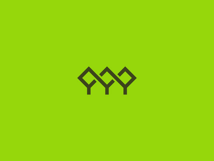 上海logo設計公司分享:2017年40個令人驚奇的Logo設計圖片欣賞-別墅和樹木 創意結合logo 上海logo設計公司分享:2017年40個令人驚奇的Logo設計圖片欣賞-別墅和樹木 創意結合logo