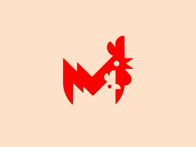 上海logo設計公司分享:2017年40個令人驚奇的Logo設計圖片欣賞-兩只鳥餐廳logo 上海logo設計公司分享:2017年40個令人驚奇的Logo設計圖片欣賞-兩只鳥餐廳logo