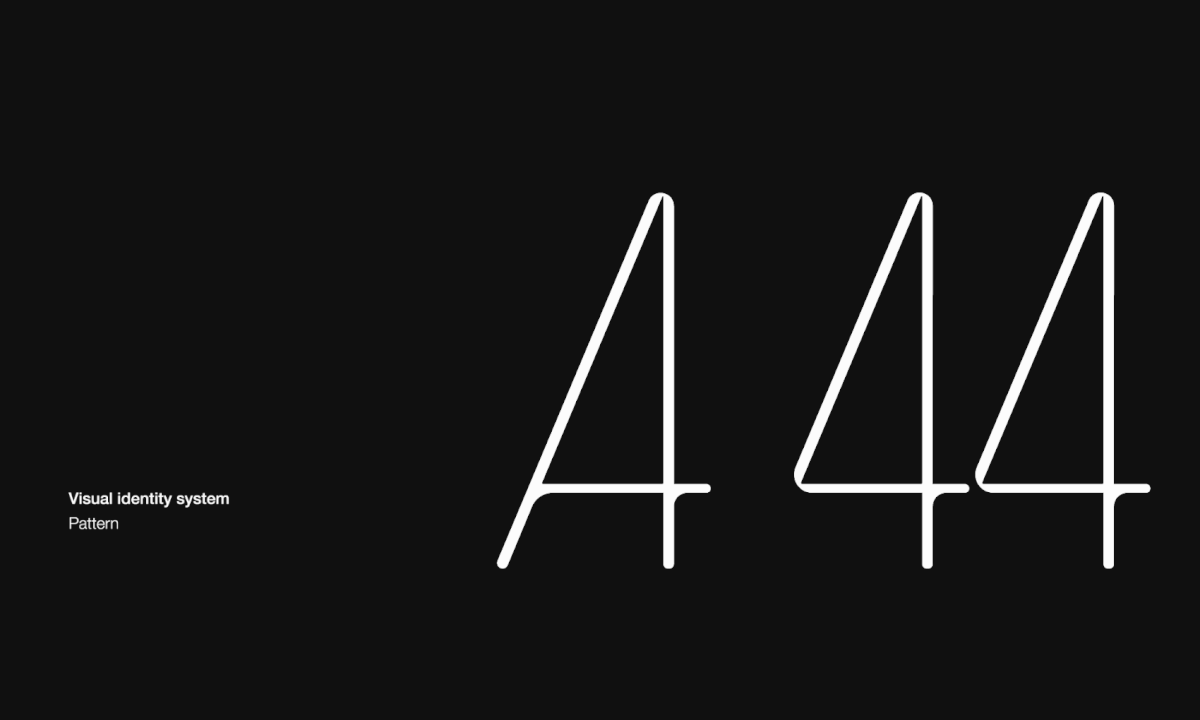 A44 建筑與室內設計公司品牌視覺識別形象設計logo設計-上海品牌設計公司