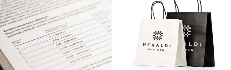 Heraldi 男士時裝店服飾logo設(shè)計品牌vi形象設(shè)計