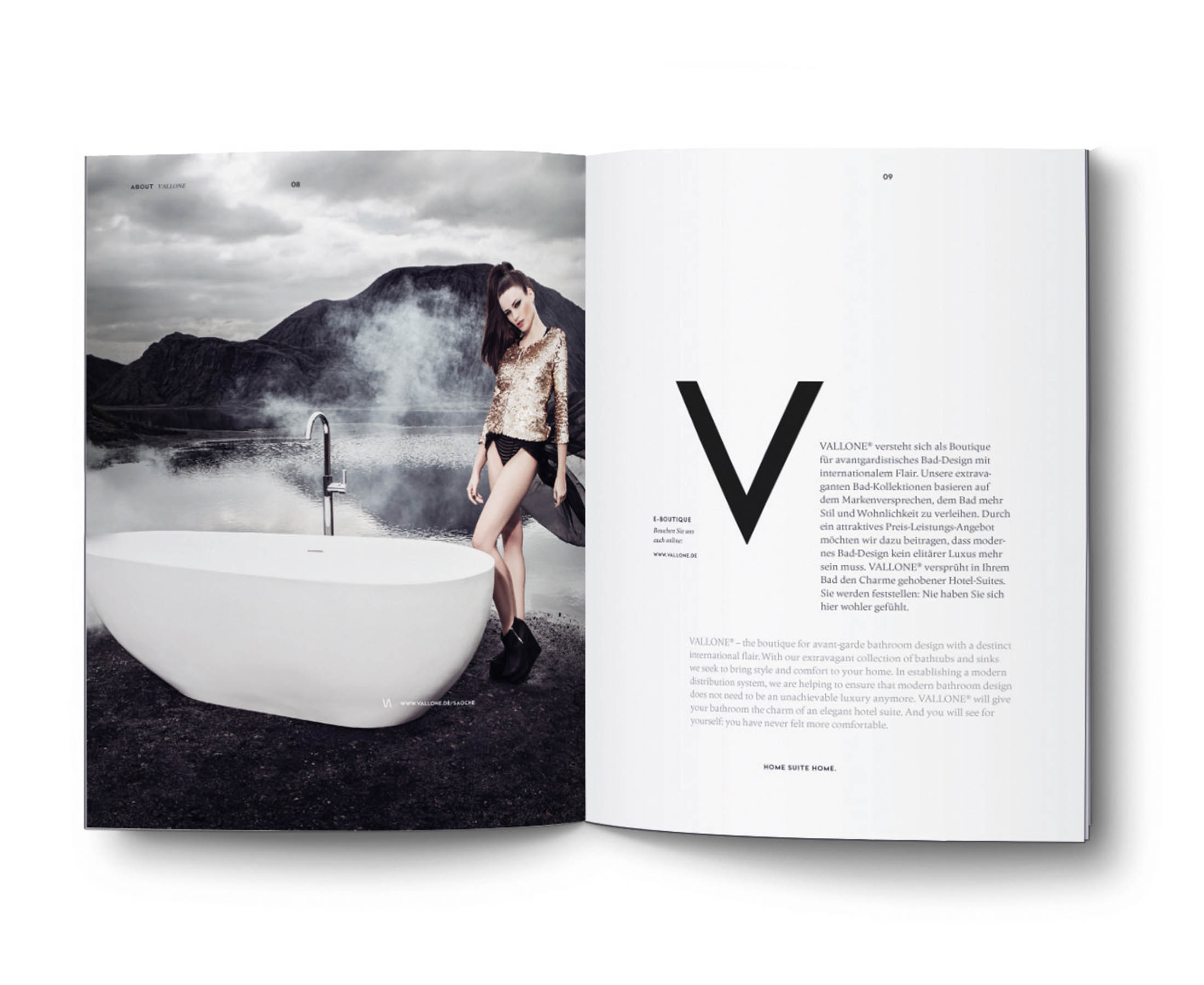 VALLONE 瓦隆衛浴產品宣傳畫冊設計-上海宣傳冊設計公司 www.jsxhyl.com.cn