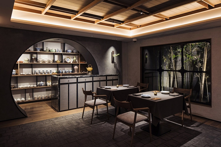 Sazenka 中式餐廳室內(nèi)餐飲空間設計，濃濃中式韻味 -上海品牌設計公司
