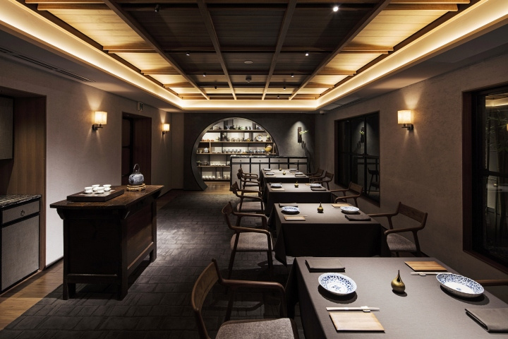 Sazenka 中式餐廳室內(nèi)餐飲空間設計，濃濃中式韻味 -上海品牌設計公司