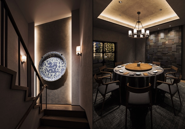 Sazenka 中式餐廳室內(nèi)餐飲空間設計，濃濃中式韻味 -上海品牌設計公司