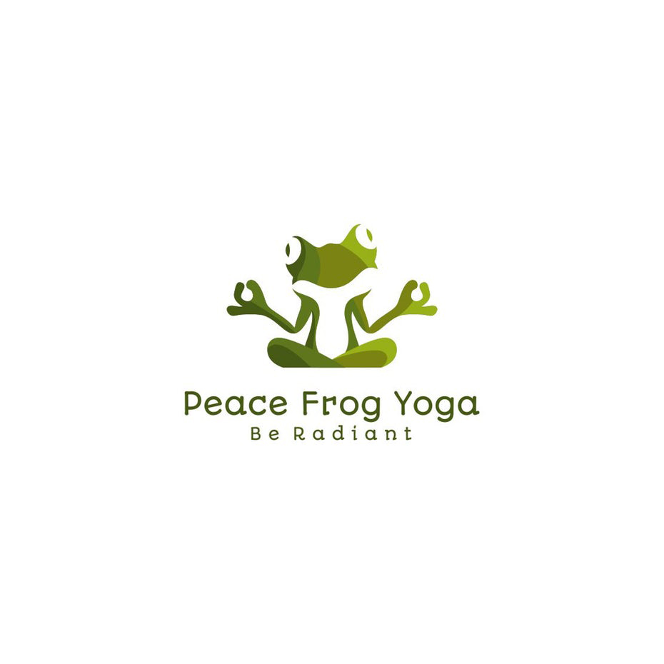 瑜伽logo設計中的蓮花姿勢--LOGO設計公司