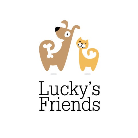 狗和貓一家的寵物logo設計-上海logo設計公司