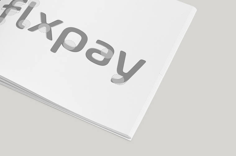 動感科技快速的現代金融品牌設計_Flxpay在線支付品牌logo設計