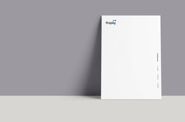動感科技快速的現代金融品牌設計_Flxpay在線支付品牌VI形象設計