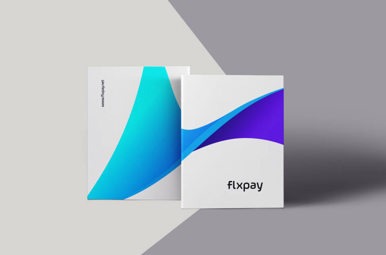 動感科技快速的現代金融品牌設計_Flxpay在線支付品牌VI形象設計
