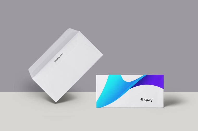 動感科技快速的現代金融品牌設計_Flxpay在線支付品牌VI形象設計
