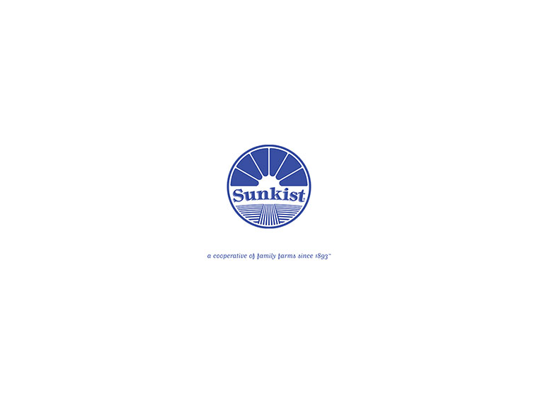 Sunkist 水果品牌logo設計-上海logo設計