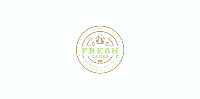 上海logo設計公司分享甜蜜的面包店logo設計圖片