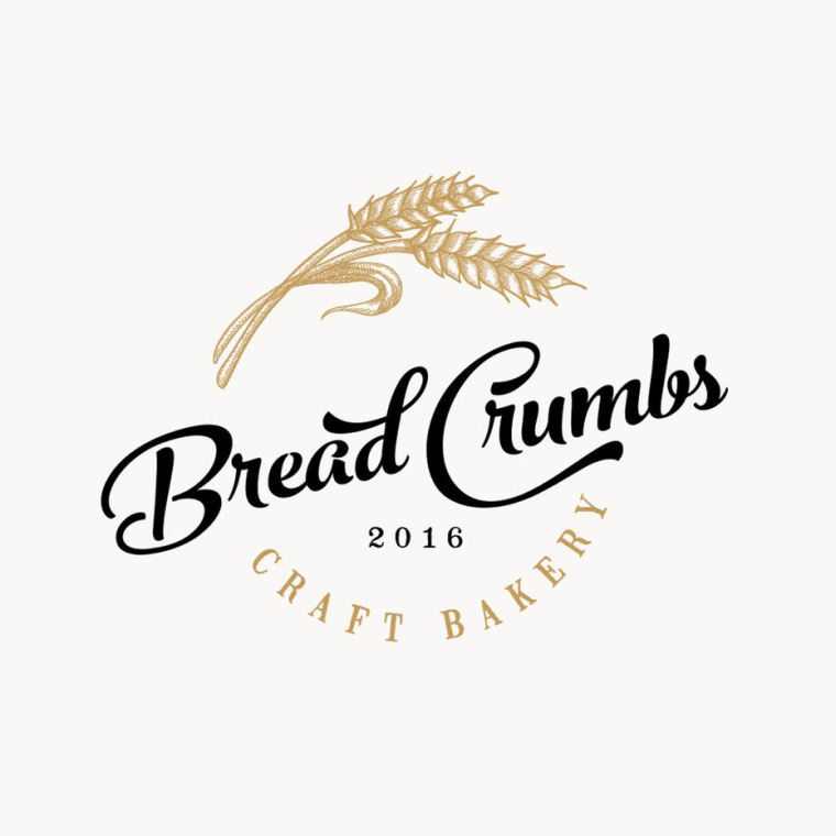上海logo設計公司欣賞：以面包圖案為中心的面包店logo