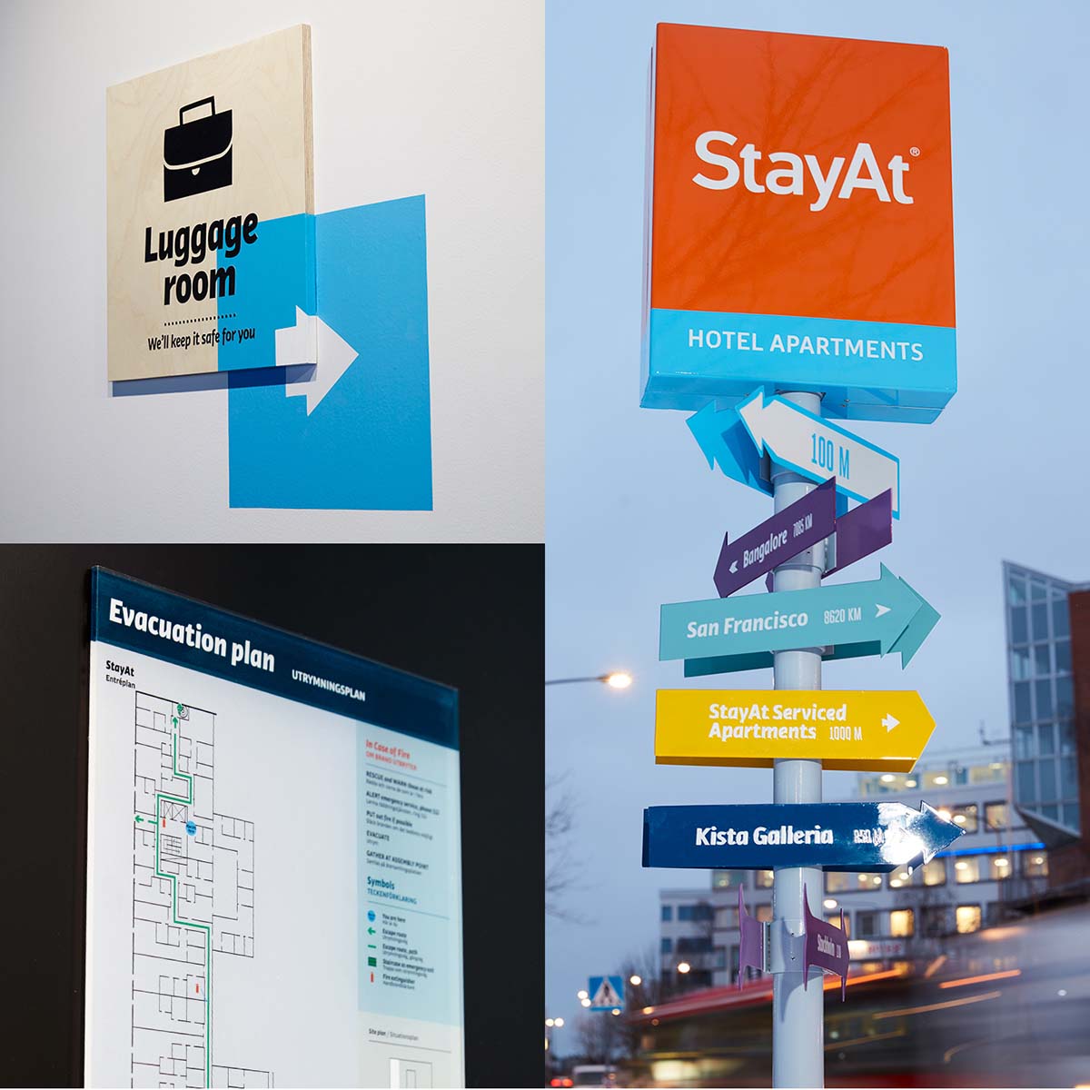StayAt 瑞典公寓酒店導視系統設計