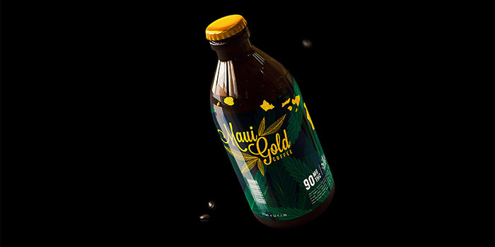 黃金大麻咖啡袋裝及咖啡飲料包裝設計,感受夏威夷島嶼文化 黃金大麻咖啡袋裝及咖啡飲料包裝設計,感受夏威夷島嶼文化