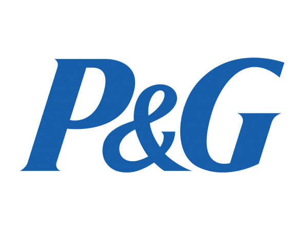 藍色字母P & G寶潔logo設計