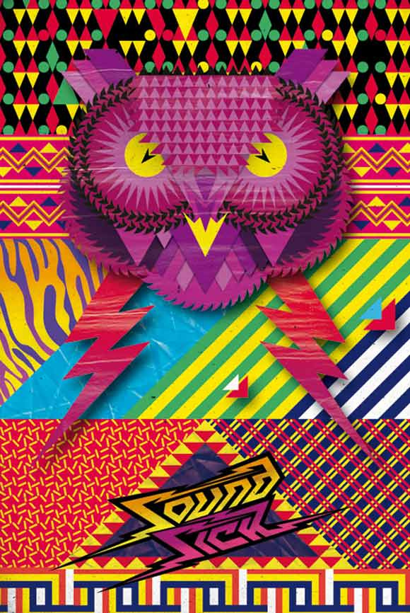 SoundSick俱樂部傳單宣傳單頁設(shè)計-上海平面設(shè)計公司