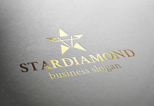 上海LOGO設計欣賞:黃金星形鉆石logo設計 上海LOGO設計欣賞:黃金星形鉆石logo設計