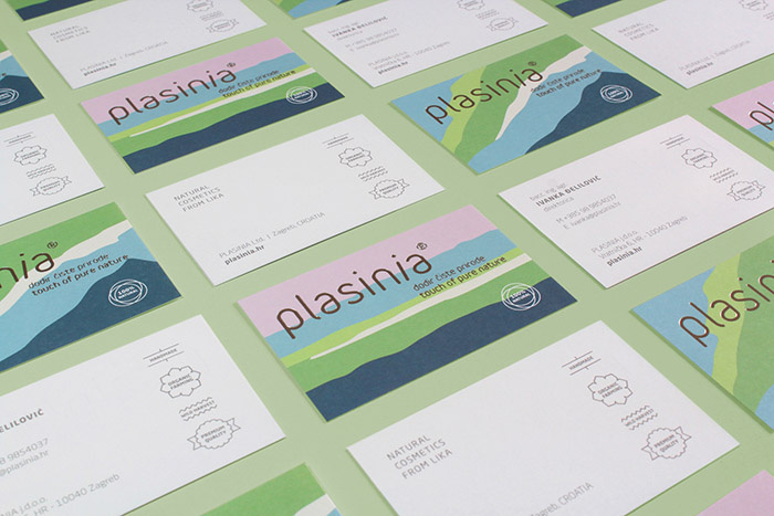 PLASINIA化妝品品牌形象VI設計包裝設計，傳達全天然產品系列